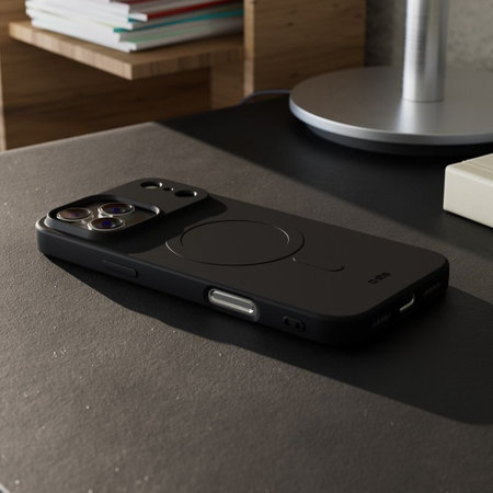 SBS - Instinct Mag Case kompatibel mit MagSafe für iPhone 17 Pro, Schwarz