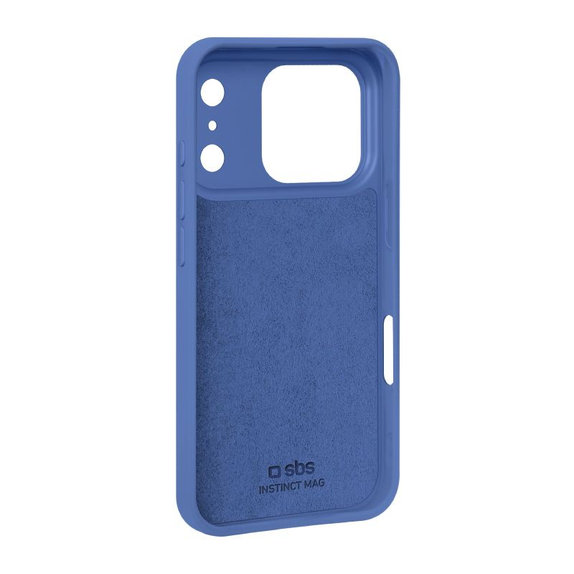 SBS - Instinct Mag Case kompatibel mit MagSafe für iPhone 17 Pro, Blau