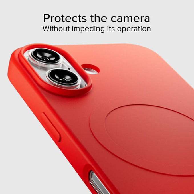 SBS - Instinct Mag Case kompatibel mit MagSafe für iPhone 17, rot