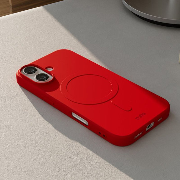 SBS - Instinct Mag Case kompatibel mit MagSafe für iPhone 17, rot