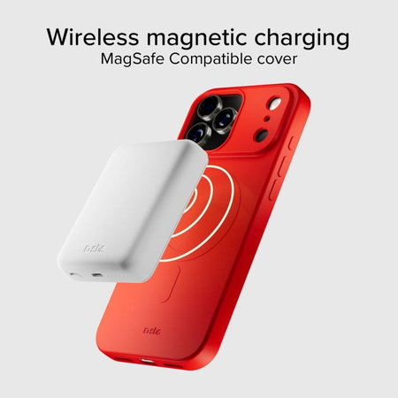 SBS - Instinct Mag Case kompatibel mit MagSafe für iPhone 17 Pro, rot