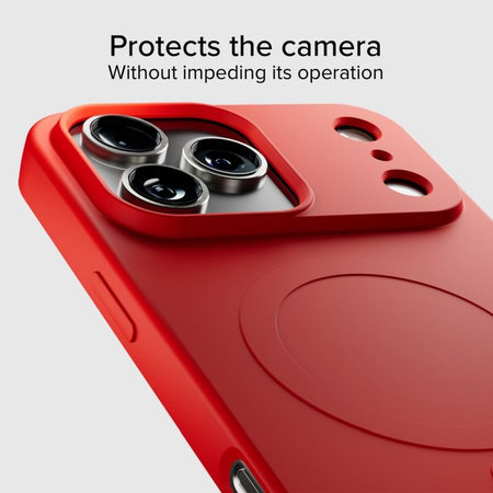 SBS - Instinct Mag Case kompatibel mit MagSafe für iPhone 17 Pro, rot