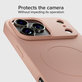 SBS - Instinct Mag Case kompatibel mit MagSafe für iPhone 17 Pro Max, rosa