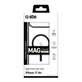 SBS - Mag Frame Case kompatibel mit MagSafe für iPhone 17 Air, Schwarz