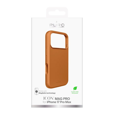 PURO - ICON MAG PRO Case mit MagSafe für iPhone 17 Pro Max, Orange