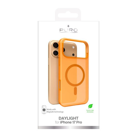 PURO - DAYLIGHT Case mit MagSafe für iPhone 17 Pro, Orange