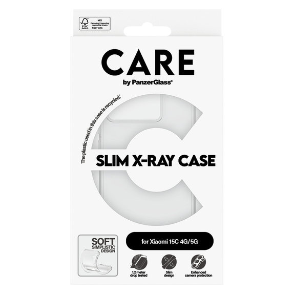 Hülle X-Ray für Xiaomi 15C 5G, Transparent, PanzerGlass