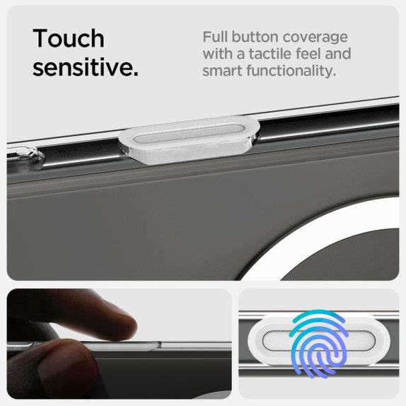 Spigen - Hülle Ultra Hybrid "T" MagSafe für iPhone 16 Pro, weiß