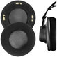 Ersatz-Ohrpolster für AKG K701, K702, Q701, Q702, K601, K612, K712, Schaumstoff + Velours, Schwarz, 1 Paar