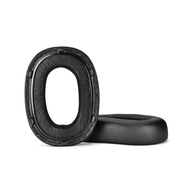 Ersatz-Ohrpolster für AKG N700NC, Memory-Schaumstoff + PU-Leder, Schwarz, 1 Paar