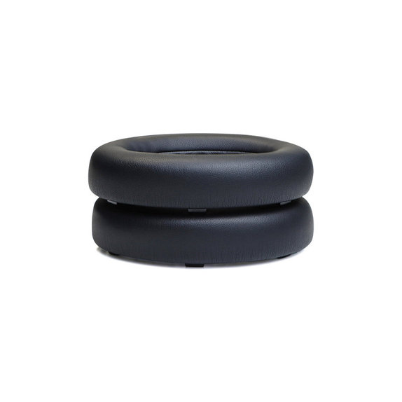 Ersatz-Ohrpolster für Bose QC Ultra, Memory-Schaumstoff + Leder, Schwarz, 1 Paar