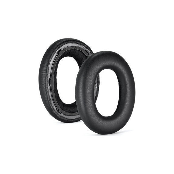 Ersatz-Ohrpolster für Bowers & Wilkins PX7, Memory-Schaumstoff + PU-Leder, Schwarz, 1 Paar