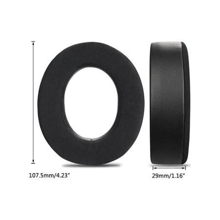 Ersatz-Ohrpolster für Corsair HS50, HS50 Pro, Memory-Schaumstoff + Textil, Schwarz, Kühlgel, 1 Paar