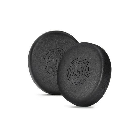 Ersatz-Ohrpolster für Jabra Evolve2 50, 55, Memory-Schaumstoff + PU-Leder, Schwarz, 1 Paar