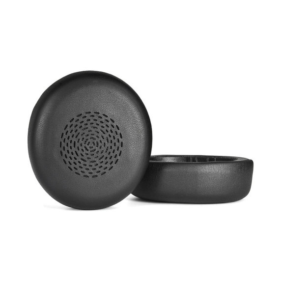 Ersatz-Ohrpolster für Jabra Evolve 2 75 UC/MS, Memory-Schaumstoff + PU-Leder, Schwarz, 1 Paar