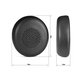 Ersatz-Ohrpolster für Jabra Evolve 2 75 UC/MS, Memory-Schaumstoff + PU-Leder, Schwarz, 1 Paar