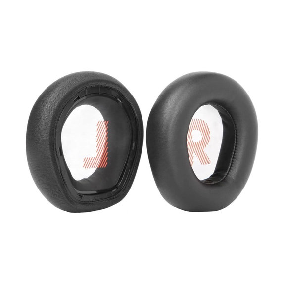 Ersatz-Ohrpolster für JBL Quantum Q600, Memory-Schaumstoff + PU-Leder, Schwarz, 1 Paar