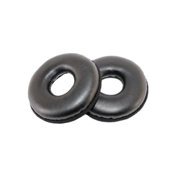 Ersatz-Ohrpolster für Logitech H600, H390, H609, Memory-Schaumstoff + PU-Leder, Schwarz, 1 Paar
