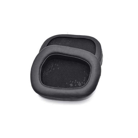 Ersatz-Ohrpolster für Logitech G633 Artemis, G933 Artemis, Memory-Schaumstoff + Leder, Schwarz, 1 Paar