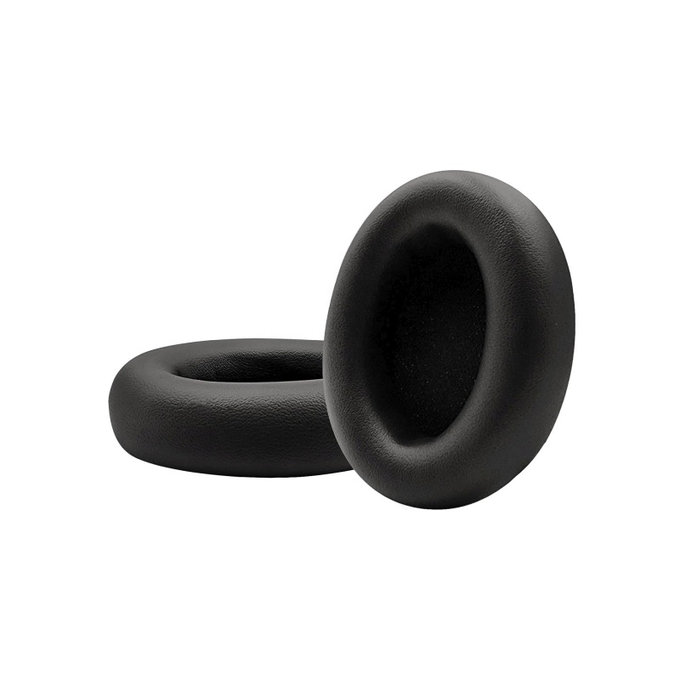 Ersatz-Ohrpolster für Beats Studio Pro, Memory-Schaumstoff + PU-Leder, Schwarz, 1 Paar