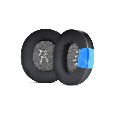 Ersatz-Ohrpolster für Microsoft Xbox Series, Memory-Schaumstoff + PU-Leder + Textil, Schwarz, Kühlgel, 1 Paar