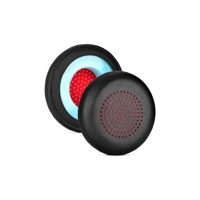 Ersatz-Ohrpolster für Plantronics Voyager Focus UC, PU-Leder, Schwarz, 1 Paar