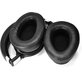 Ersatz-Ohrpolster für Sennheiser PXC550, PX550, Memory-Schaumstoff + Leder, Schwarz, 1 Paar