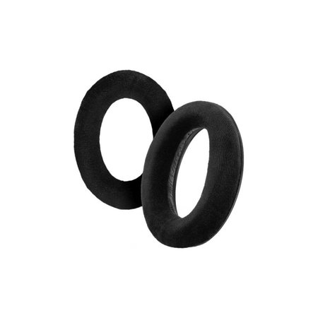 Ersatz-Ohrpolster für Sennheiser HD545, HD600, HD650, Memory-Schaumstoff + Textil, Schwarz, 1 Paar