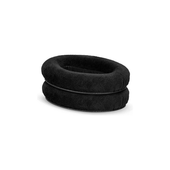 Ersatz-Ohrpolster für Sennheiser HD545, HD600, HD650, Memory-Schaumstoff + Textil, Schwarz, 1 Paar