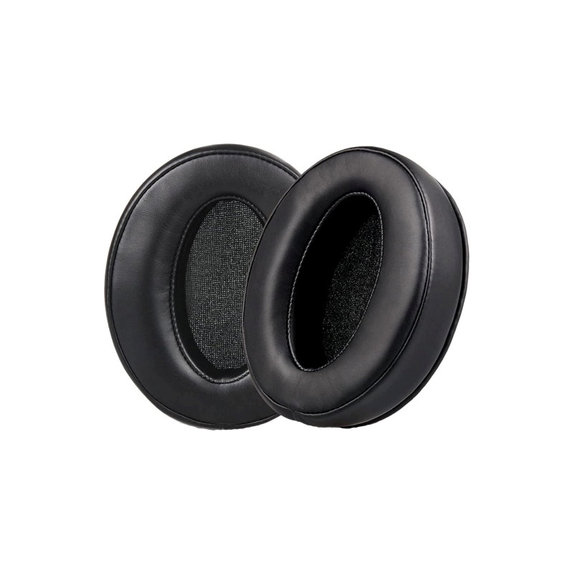 Ersatz-Ohrpolster für Sennheiser HD4.50, HD450, Memory-Schaumstoff + Leder, Schwarz, 1 Paar