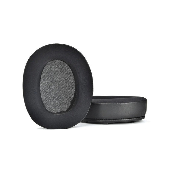 Ersatz-Ohrpolster für Sony WH-XB910N, Memory-Schaumstoff + Textil + Leder, Schwarz, Kühlgel, 1 Paar