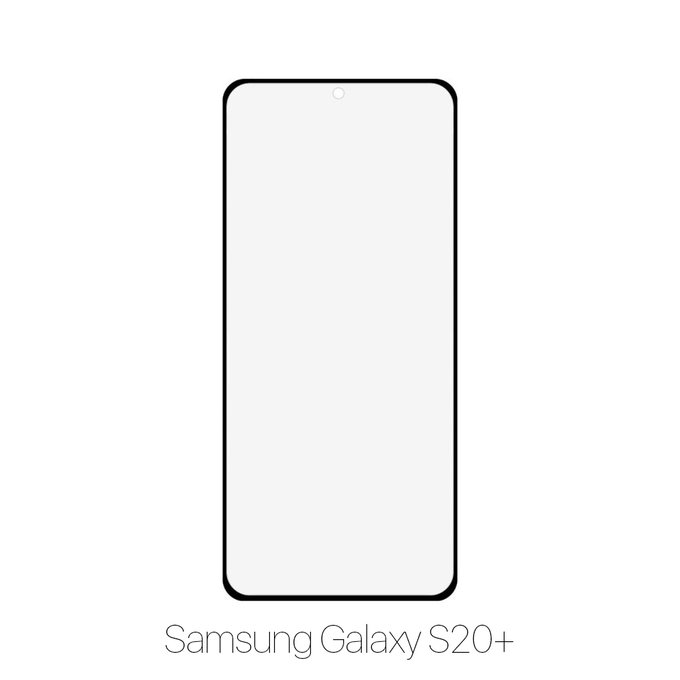 FixPremium FullCover Glass - Gehärtetes Glas für Samsung Galaxy S20+