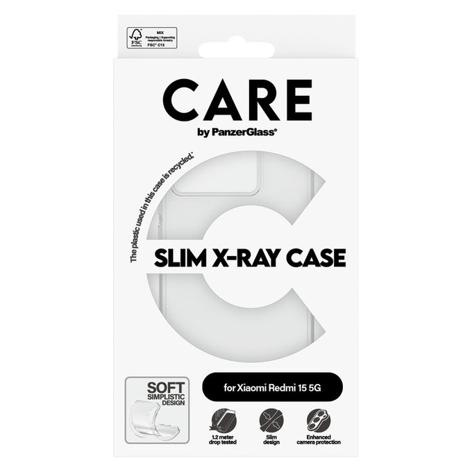 Hülle X-Ray für Xiaomi Redmi 15 5G, Transparent, PanzerGlass