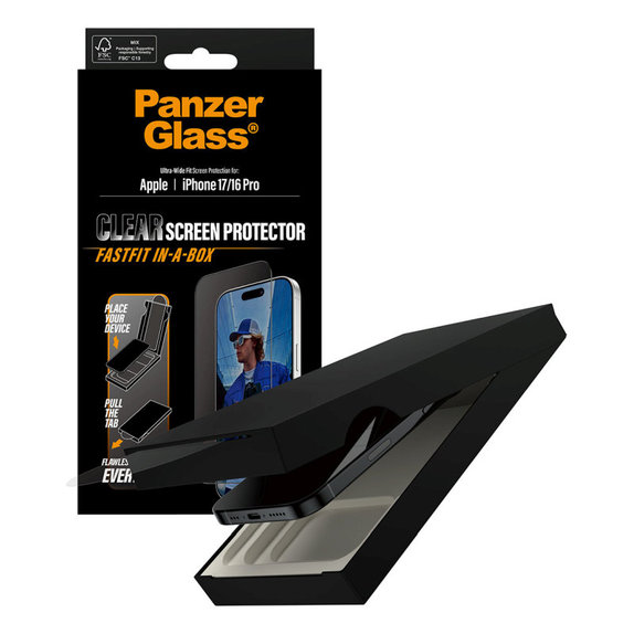 UWF Panzerglas mit Applikator für Samsung A17/A17 5G, Klar, PanzerGlass