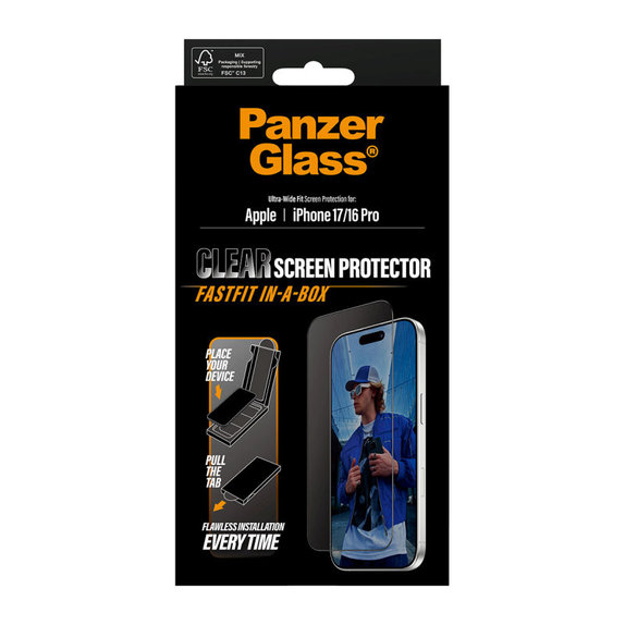 UWF Panzerglas mit Applikator für Samsung A17/A17 5G, Klar, PanzerGlass