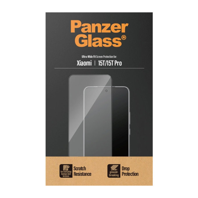 UWF Panzerglas für Xiaomi 15T/15T Pro, Schwarz, PanzerGlass