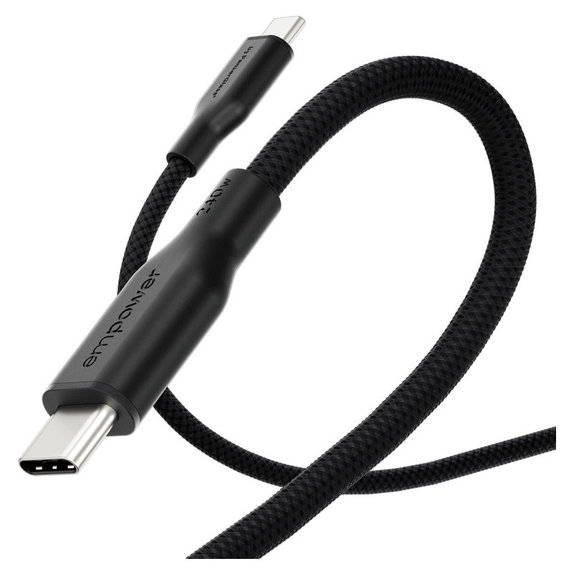 USB-C-Kabel, 240 W, Racing, 1, 2 m, Space Black, empower