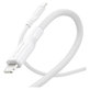 USB-C/Lightning-Kabel, 60 W, Racing, 1, 2 m, Silberweiß, empower