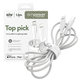 USB-C/Lightning-Kabel, 60 W, Racing, 1, 2 m, Silberweiß, empower