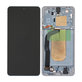 Samsung Galaxy S25 Edge - LCD Display + Touchscreen Front Glas + Rahmen (Titanium Silver) OLED