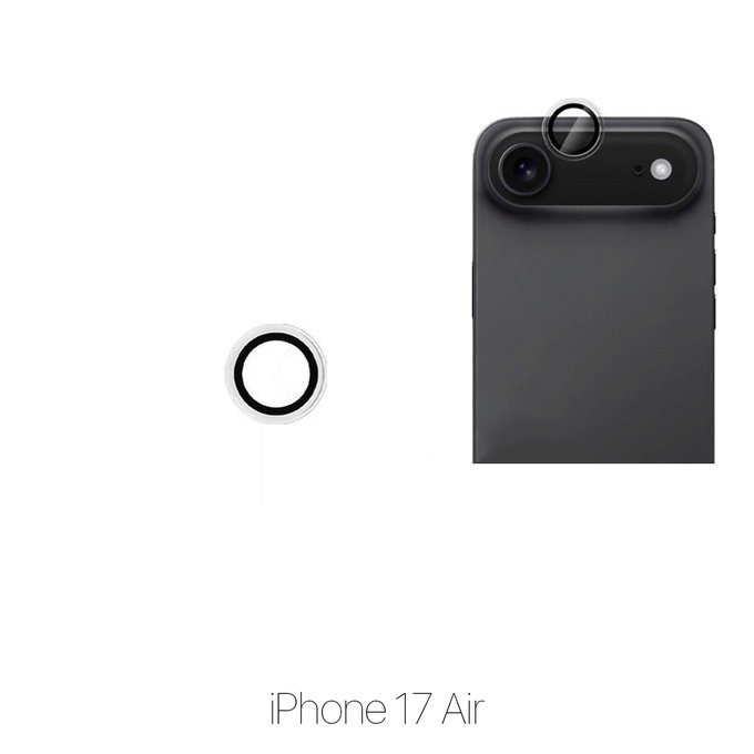 FixPremium Glass - Gehärtetes Glas für Rückkamera ohne Rahmen für iPhone 17 Air