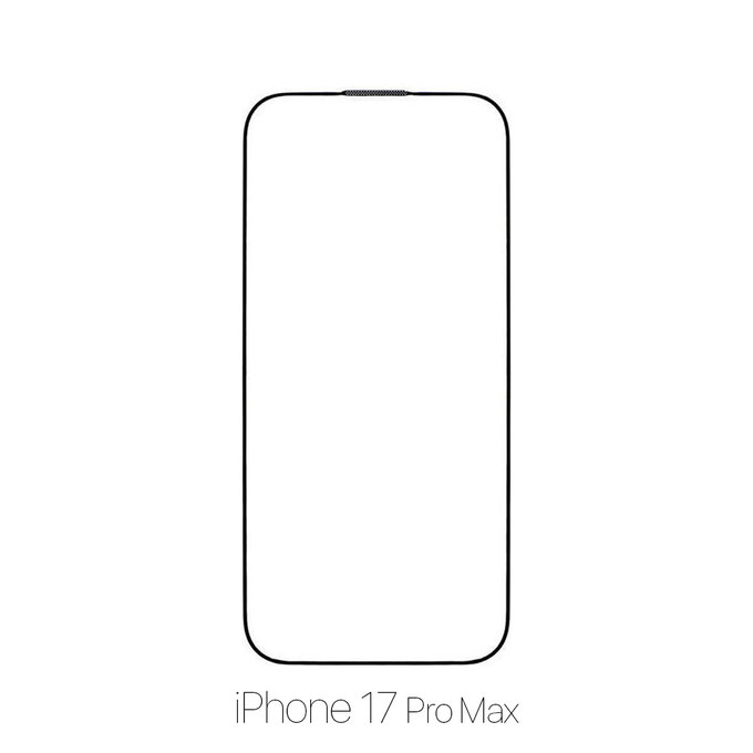 FixPremium FullCover Glass - Gehärtetes Glas für iPhone 17 Pro Max