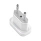 220V Netzstecker-Adapter von US auf EU (Weiß)