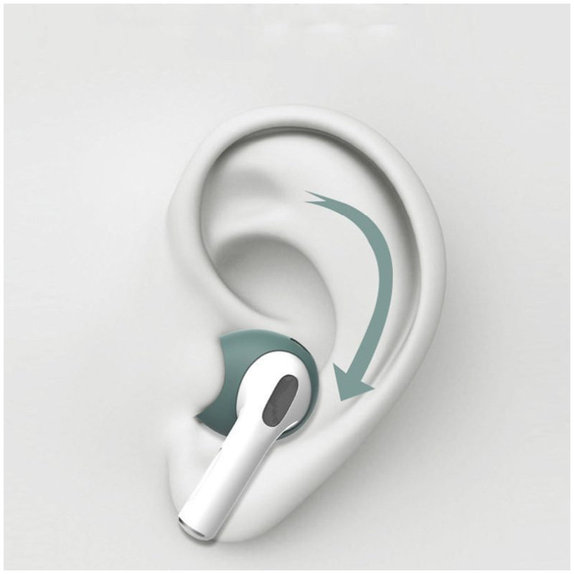 Ersatz-Silikon-Ohrtips für Apple AirPods 3, Schwarz