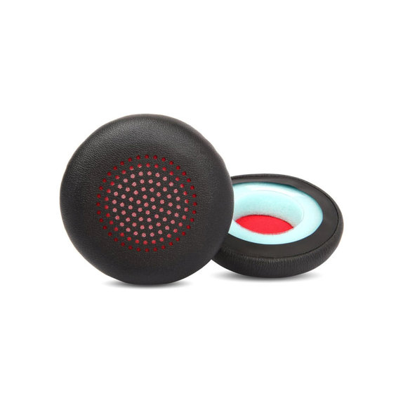 Ersatz-Ohrpolster für Poly Blackwire 5200, Voyager 5200, Memory-Schaumstoff + PU-Leder, Schwarz, 1 Paar