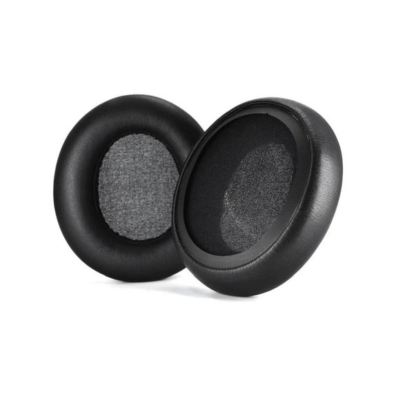 Ersatz-Ohrpolster für SteelSeries Arctis Nova 1, 3, 5, 7, 9, Pro Wired, Memory-Schaumstoff + PU-Leder, Schwarz, 1 Paar