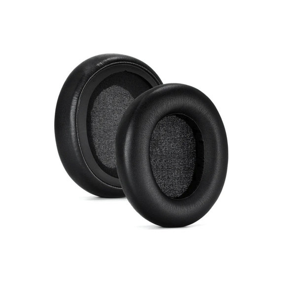 Ersatz-Ohrpolster für SteelSeries Arctis Nova 1, 3, 5, 7, 9, Pro Wired, Memory-Schaumstoff + PU-Leder, Schwarz, 1 Paar