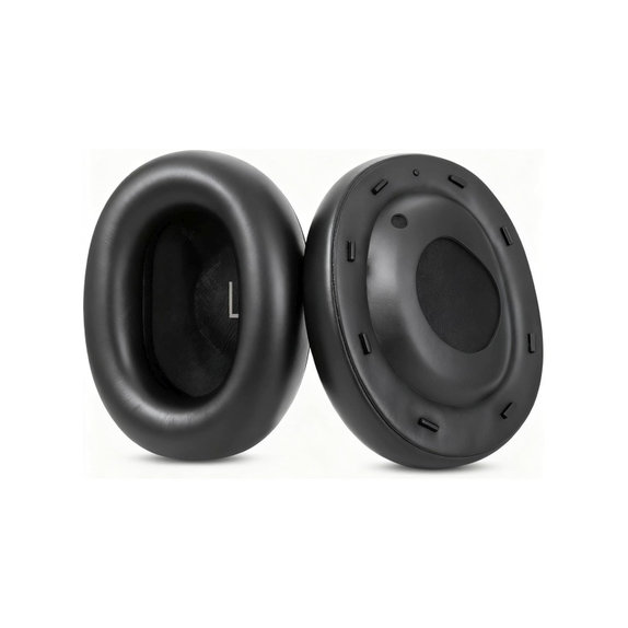 Ersatz-Ohrpolster für JBL Tour One M3, Memory-Schaumstoff + PU-Leder, Schwarz, 1 Paar