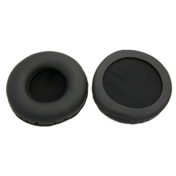 Ersatz-Ohrpolster für AKG K518, K518DJ, K81, K518LE, Memory-Schaumstoff + PU-Leder, Schwarz, 1 Paar