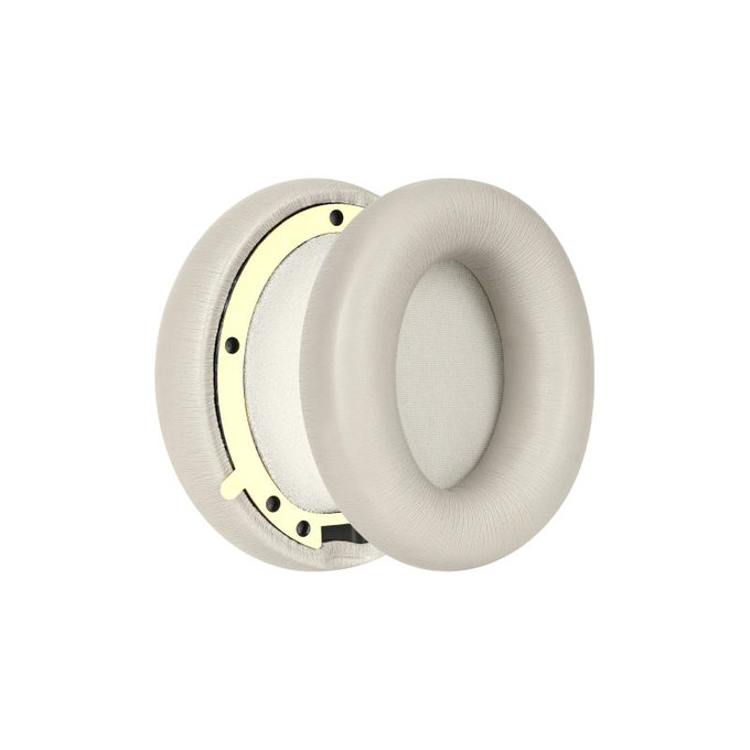 Ersatz-Ohrpolster für Beats Studio Pro, Memory-Schaumstoff + PU-Leder, Grau, 1 Paar